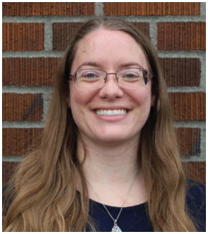 Smiling woman with glasses